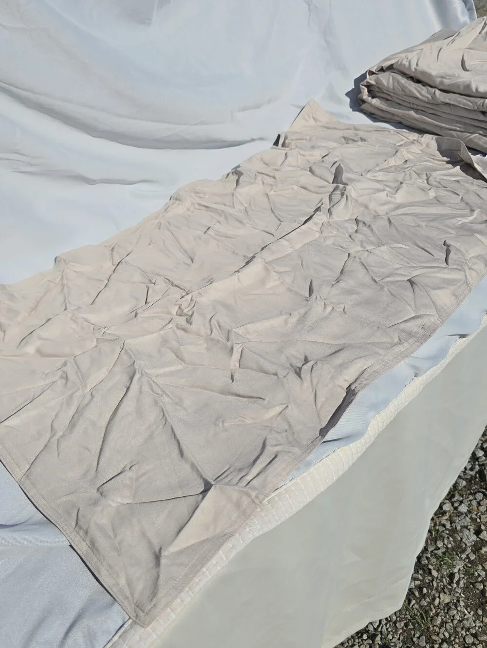 NEW Quince Organic Bamboo King / California King Duvet Set & 2 King Shams Sand